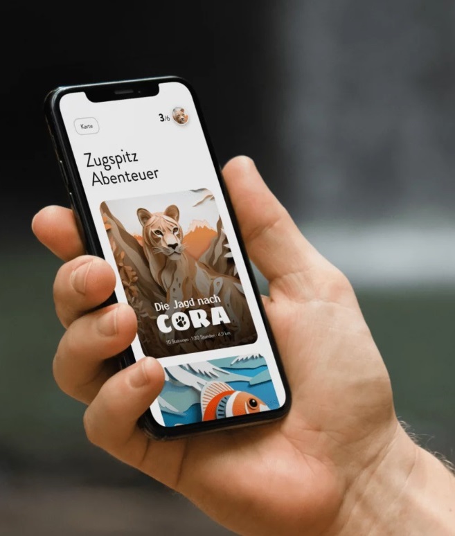 All digital adventure trails in one app